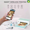 Portable Full Color Wireless Photo Printer USB Bluetooth 300DPI Thermal Sublimation Printer Or Paper Ribbon