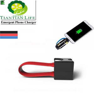 Mini Portable Magnetic AA/AAA Battery Powered Micro USB Emergency Phone Charger for Samsung Android Mobile Phone