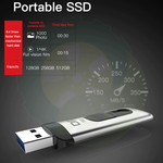 External SSD USB3.1 USB3.0 128GB 256GB  Hard Drive Portable Solid State Drive