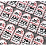 Bicycle Safety Reflective Sticker GPS Tracking Protected Motorcycle Anti-theft Decals Waterproof Car Stickers