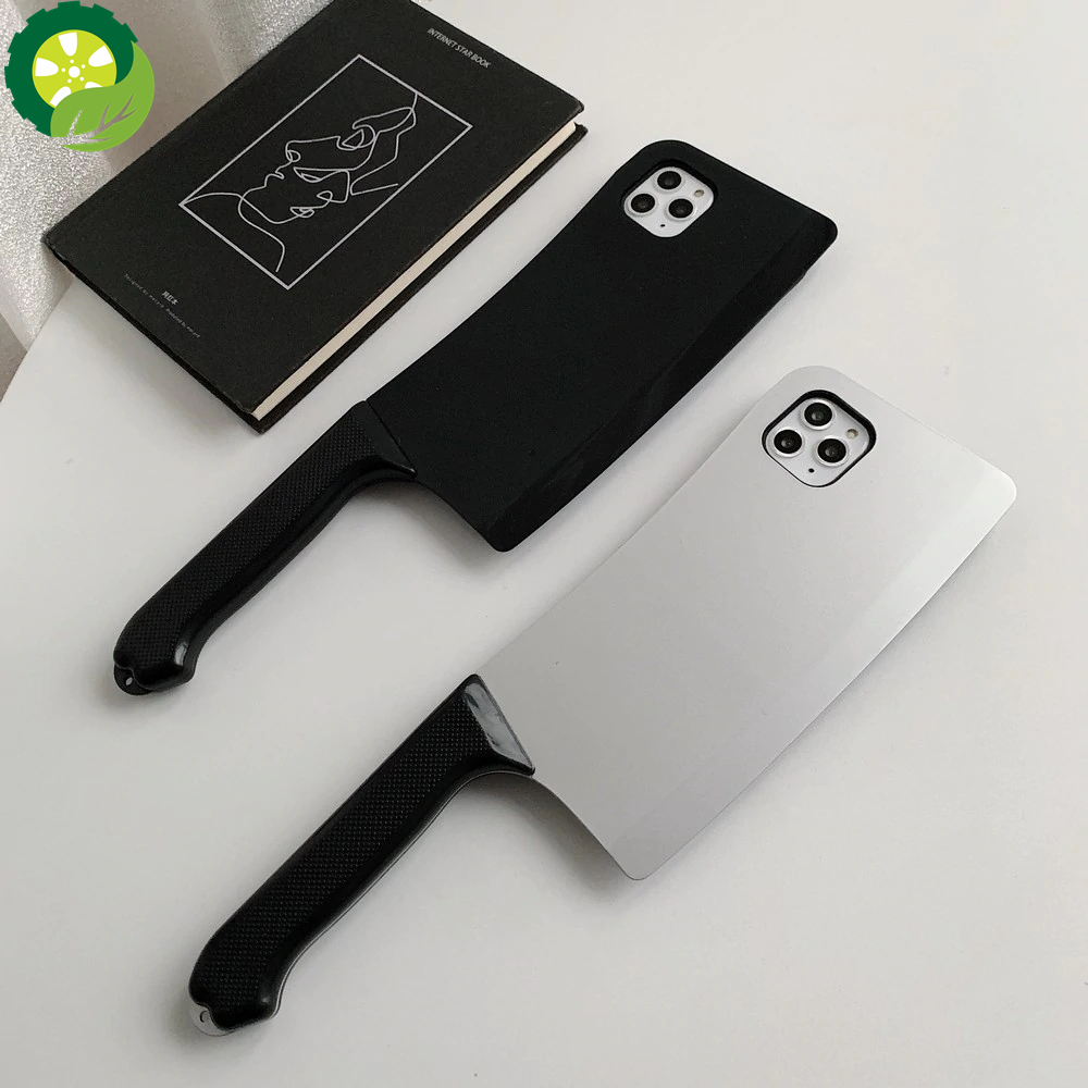 Interesting 3D cool kitchen knife Shape Phone Case For iPhone X XS XR xsmax 11 11promax 7 8 8plus SE2020