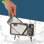 Portable Retro MiniTV Design Mobile Phone Holder Universal cell Phone Holder Stand Base bracket creative design accessories