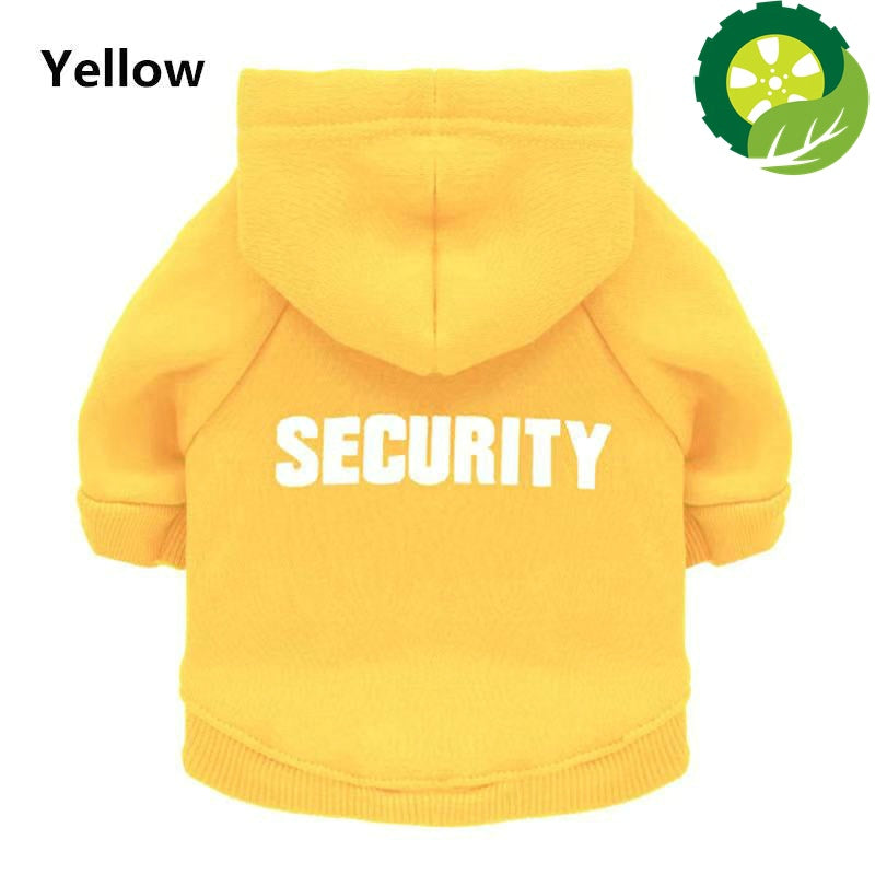 Security Cat Clothes Pet Cat Coats Jacket Hoodies For Cats Outfit Warm Pet Clothing Rabbit Animals Pet Costume for Dogs 30