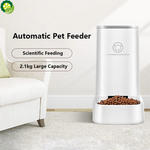 Automatic Feeder for Pet Dog Cat Water Dispenser Fountain Plastic Safety 2.1kg/3.8L