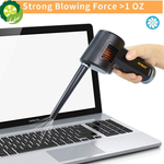 Cordless Air Duster for Computer Cleaning, Replaces Compressed Spray Gas Cans, Rechargeable Cleaner Blower for Computer、camera