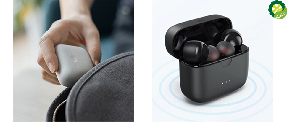 Soundcore Liberty Air 2 TWS Wireless Earbuds, Diamond-Inspired Drivers, Bluetooth Earphones with 4 Mics, Wireless Charging