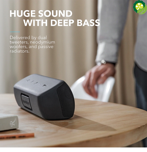 Soundcore Motion+ Bluetooth Speaker with Hi-Res 30W Audio, Extended Bass and Treble, Wireless HiFi Portable Speaker