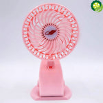 Mini Mute Clip Fan Rechargeable Silent 4 Blades Baby Stroller Portable Air Cooling 3 Speeds Desk USB Fan with USB Output
