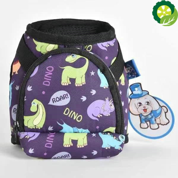 Luxury Pull Bag Dogs Collar And Harnesses With Leash Set Pet Running Lead Safety Fashion Cat Small Medium Backpack School Bags