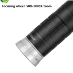 1000X Digital Microscope HD 1080P LED USB WiFi Microscope Mobile Phone Microscope Camera for Smartphone PCB Inspection Tools