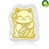 Au999.9 Gold Foil Lucky Cat Mobile Phone Decoration Sticker