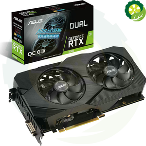 Latest ASUS GeForce RTX 2060 Duai EVO OC 6G GDDR6 Graphics Cards