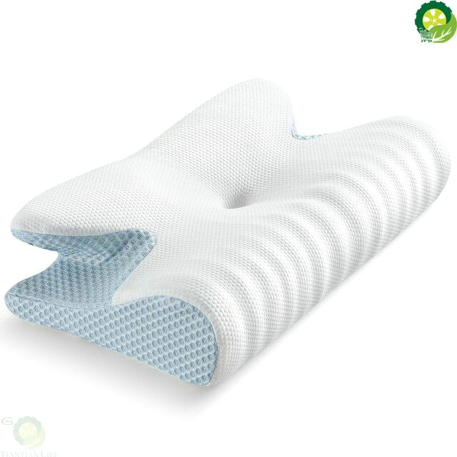 Memory Foam Cervical Pillow Ergonomic Orthopedic Neck Pain Pillow for Side Back Stomach Sleeper Remedial Pillows