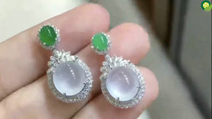 High End Jadeite pendant ring earrings setting/PART1