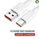 7A USB Type C Super-Fast Charging Cable and Fast Charging Data Cord