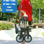 Brand New Ultra Light  8"/10" Mini Folding Bike Bicycle Portable Outdoor Subway Transit Vehicles Foldable