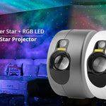 Remote Star Galaxy Laser Projector Starry Sky Stage Lighting Effect for Bedrooms Kids Room Party Night Holiday Wedding Lights