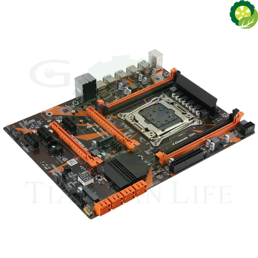 D4 motherboard set with Xeon E5 2620 V3 LGA2011-3 CPU 2pcs X 8GB =16GB 2666MHz DDR4 memory