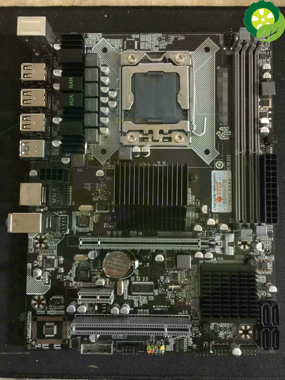 X58 Motherboard Set DIY Build Computer Xeon CPU X5675 3.06GHz CPU Cooler 16G RAM 2*8G REG ECC Video Card GTX750Ti 2G