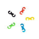 10Pcs Bicycle MTB Brake Line Pipe S-style 360 Degree Rotation Clips Buckle Cable Housing Clip Multiple Color