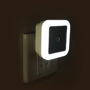 LED Night Light Mini Light Sensor Control 110V 220V EU US Plug Nightlight Lamp For Children Kids Living Room Bedroom Lighting