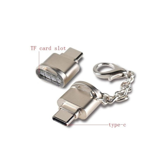 New USB 3.0 Type C To Micro-SD TF Adapter OTG Cardreader Mini Card Reader Smart Memory Card Reader  For Laptop Samsung Huawei