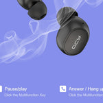 QCY T4 TWS Bluetooth V5.0 Sports Wireless Earphones APP customization 3D Stereo Headphones Mini in Ear Dual Microphone