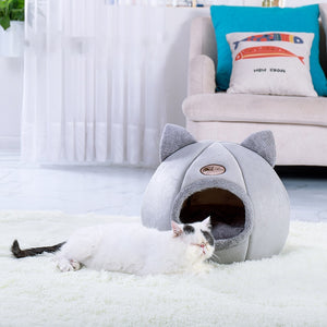 New Deep sleep comfort in winter cat bed little mat basket for cat‘s house  products pets tent cozy cave beds Indoor cama gato