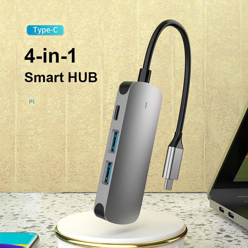 4 In1 USB-C To HDMI Adapter 2x USB Type-C PD Hub for Macbook Pro Huawei P20 Pro Samsung Galaxy S9 Usb C Hub