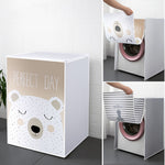 Drum Washing Machine Cover Dust Cover Clean Waterproof Dust Cover Front Loading Washing Machine Cover Household Goods